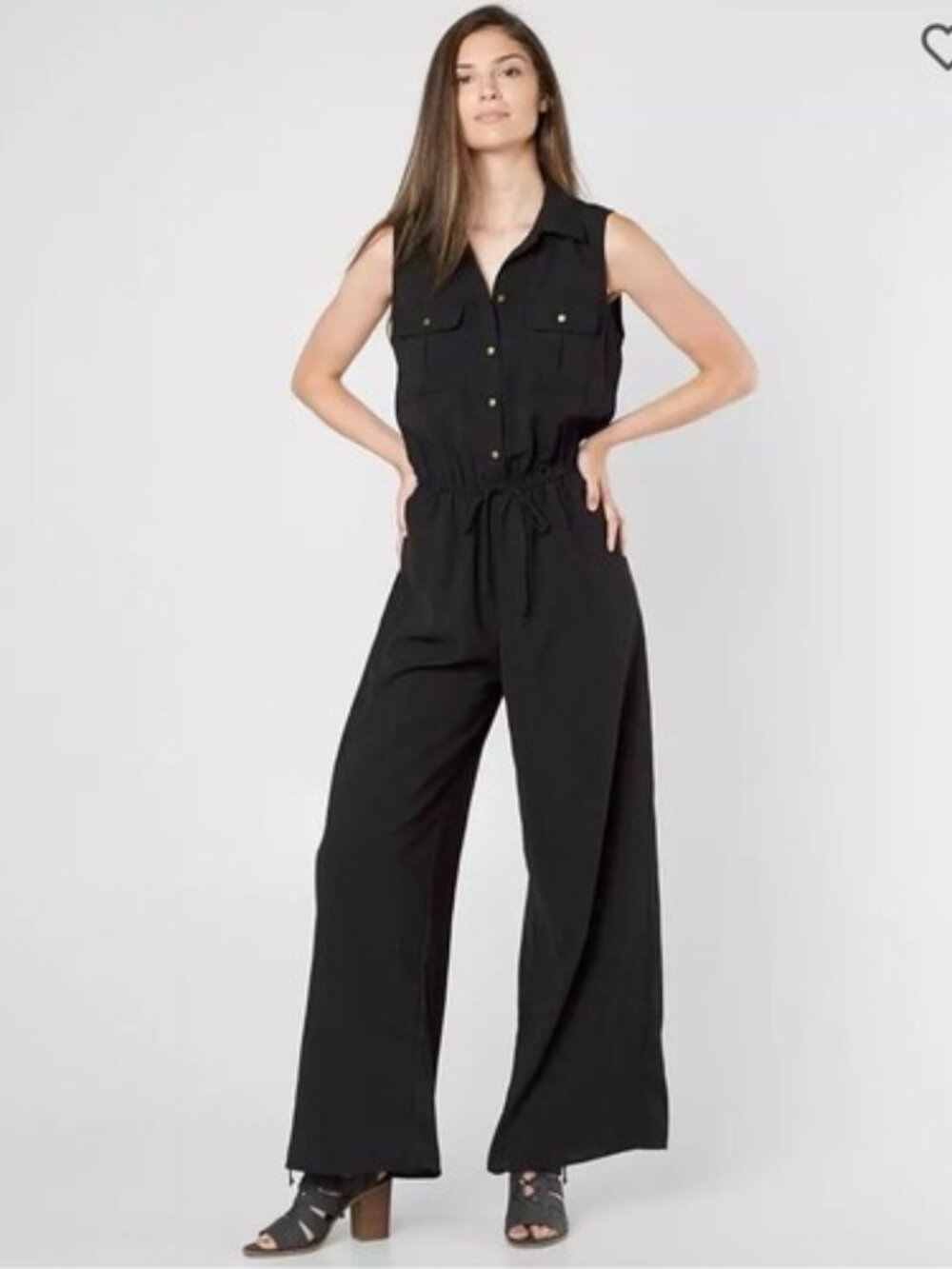 BeBop Women Wide Leg Jumpsuit Size L